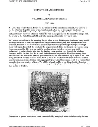 GOING to SEE a MAN HANGED Page 1 of 10