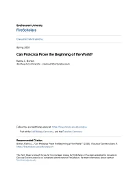Can Protozoa Prove the Beginning of the World?