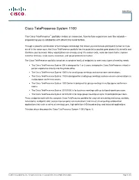 Cisco Telepresence System 1100