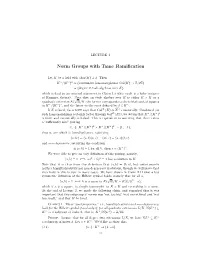 NORM GROUPS with TAME RAMIFICATION 11 Is a Homomorphism, Which Is Equivalent to the ﬁrst Equation of Bimultiplicativity (The Other Follows by Symmetry)