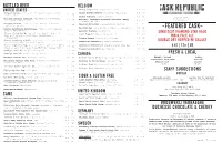 Featured Cask