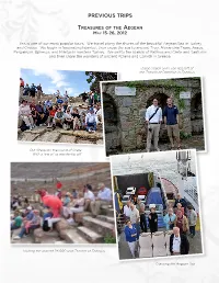 Previous Trips
