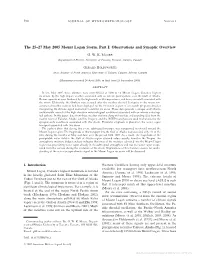 The 25–27 May 2005 Mount Logan Storm. Part I: Observations and Synoptic Overview