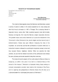 The Myth of the Marrano Names