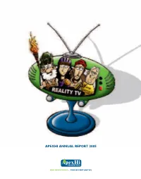 Apexhi Annual Report 2005