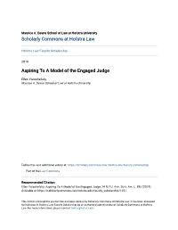 Aspiring to a Model of the Engaged Judge