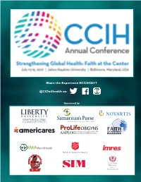 CCIH-2017-Conference-Program.Pdf