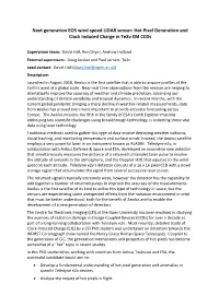 Next Generation EOS Wind Speed LIDAR Sensor: Hot Pixel Generation and Clock Induced Charge in Te2v EM Ccds