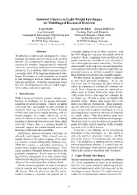 Subword Clusters As Light-Weight Interlingua for Multilingual Document Retrieval