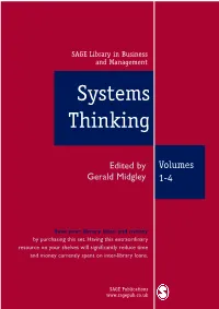Systems Thinking