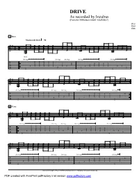 Incubus-Drive.Pdf