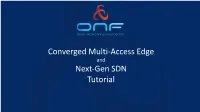 ONF Intro & Project Overview V1