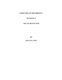 Sciascia's Art of Detection by Gillian Ania
