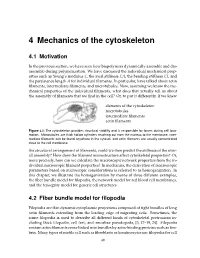 4 Mechanics of the Cytoskeleton