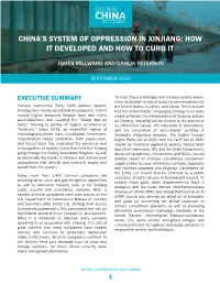 China's System of Oppression in Xinjiang: How It Developed