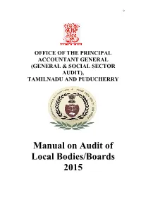 Manual on Audit of Local Bodies/Boards 2015 1
