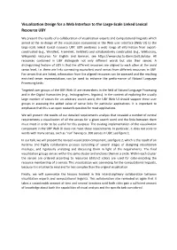 Visualization Design for a Web Interface to the Large-Scale Linked Lexical Resource UBY
