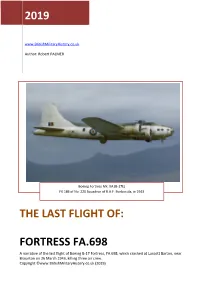 2019 the Last Flight Of: Fortress Fa.698