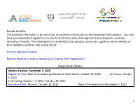 Important Dates