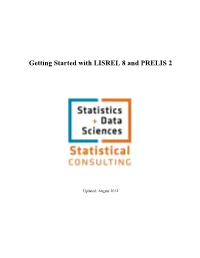 LISREL and PRELIS Tutorial