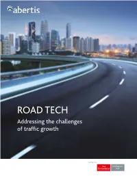ROAD TECH Addressing the Challenges of Traffic Growth