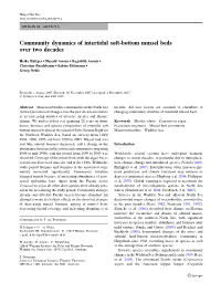 Community Dynamics of Intertidal Soft-Bottom Mussel Beds Over Two Decades