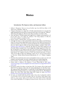Introduction: the Simpsons, Satire, and American Culture