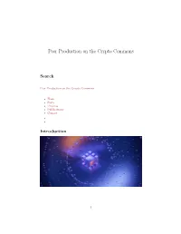 Peer Production on the Crypto Commons