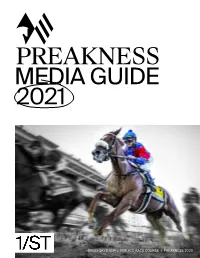 Preakness Media Guide 2021