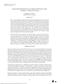 Source Rock Distribution and Thermal Maturity in the Southern Arabian Peninsula