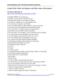 The Domain Name Authority Google Tlds