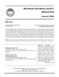 2014 Newsletters