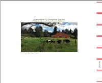 Appendix F: Working Lands Planning and Analysis Report