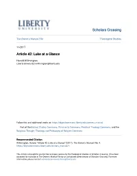 Article 42: Luke at a Glance