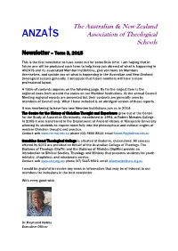 August 2015 ANZATS Newsletter