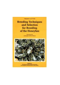 Breeding Techniques and Selection for Breeding of the Honeybee-Online-V1