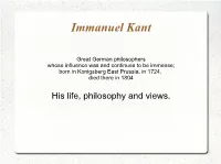 Immanuel Kant