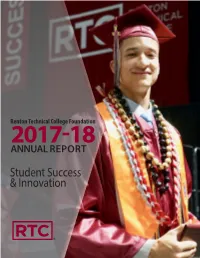 18 ANNUAL REPORT Student Success & Innovation