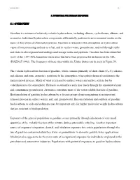 5.1 OVERVIEW Gasoline Is a Mixture of Relatively Volatile Hydrocarbons