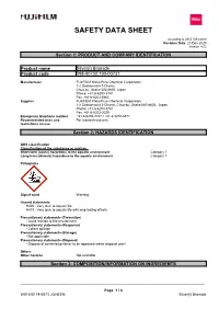 Safety Data Sheet