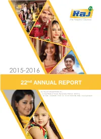 22Nd ANNUAL REPORT