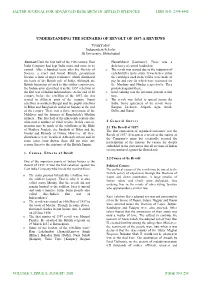 UNDERSTANDING the SCENARIO of REVOLT of 1857:A REVIEWS Vivekyadav Independent Scholar JS University, Shikohabad