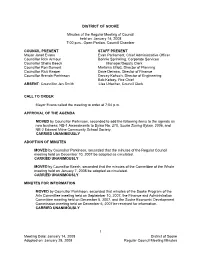 2008 Reg Council Minutes