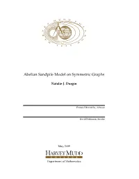 Abelian Sandpile Model on Symmetric Graphs