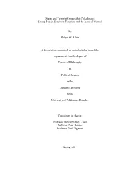 States and Terrorist Groups That Collaborate: Strong Bonds, Sensitive Transfers and the Issue of Control