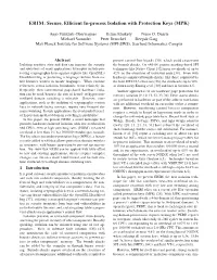 ERIM: Secure, Efﬁcient In-Process Isolation with Protection Keys (MPK)
