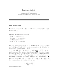 Functional Analysis I, Part 2