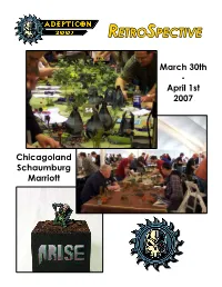 Adepticon 2007 Retrospective