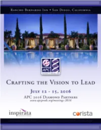 APC 2016 Program