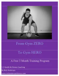 From Gym ZERO to Gym HERO